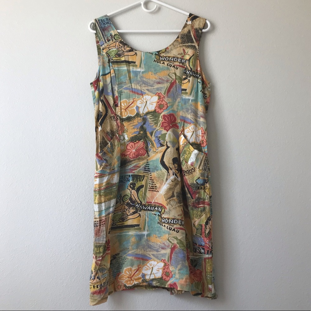 DRESS BUNDLE ✨ Hawaii Travel Print Tank Dress